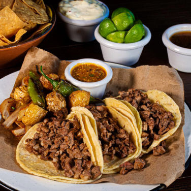 Tacos de Sirloin El Flotante Restaurante